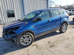 Salvage cars for sale at Tulsa, OK auction: 2019 Ford Escape S