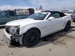 Salvage cars for sale from Copart Hayward, CA: 2012 Chevrolet Camaro LT