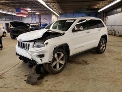 Salvage cars for sale from Copart Wheeling, IL: 2016 Jeep Grand Cherokee Limited