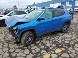 Salvage cars for sale at Woodhaven, MI auction: 2018 Jeep Compass Latitude