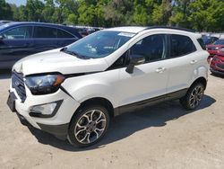 Salvage cars for sale from Copart Ocala, FL: 2020 Ford Ecosport SES