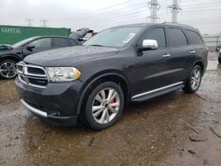 Dodge Durango Crew salvage cars for sale: 2011 Dodge Durango Crew