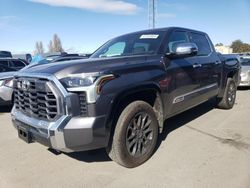 Salvage cars for sale from Copart Hayward, CA: 2023 Toyota Tundra Crewmax Platinum
