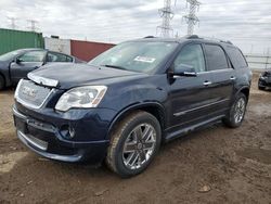 GMC Acadia Denali salvage cars for sale: 2012 GMC Acadia Denali