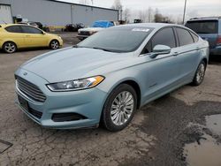 Salvage cars for sale from Copart Portland, OR: 2014 Ford Fusion SE Hybrid