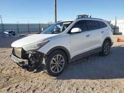 Salvage cars for sale at Andrews, TX auction: 2017 Hyundai Santa FE SE