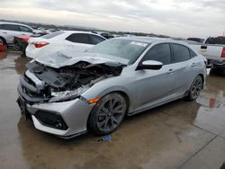 Honda Civic salvage cars for sale: 2018 Honda Civic Sport Touring