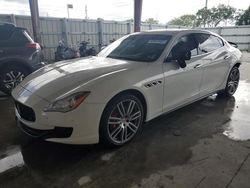 Salvage cars for sale from Copart Homestead, FL: 2016 Maserati Quattroporte S