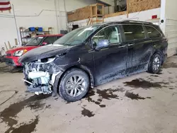 Salvage cars for sale from Copart Ham Lake, MN: 2022 Toyota Sienna XLE