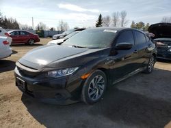 Honda salvage cars for sale: 2017 Honda Civic EX