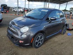 Salvage cars for sale from Copart San Diego, CA: 2017 Fiat 500 Electric