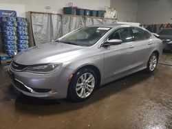 Chrysler 200 salvage cars for sale: 2015 Chrysler 200 Limited