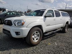 Salvage cars for sale from Copart Eugene, OR: 2015 Toyota Tacoma Double Cab Long BED