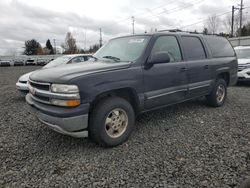Salvage cars for sale at Portland, OR auction: 2002 Chevrolet Suburban K1500