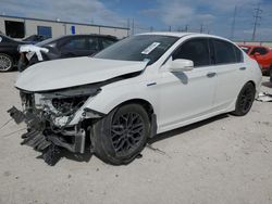 Salvage cars for sale at Haslet, TX auction: 2017 Honda Accord Touring Hybrid