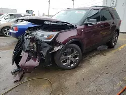 Vehiculos salvage en venta de Copart Chicago Heights, IL: 2018 Ford Explorer Sport