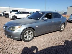 Salvage cars for sale from Copart Phoenix, AZ: 2007 BMW 530 I