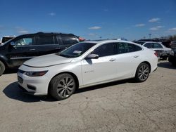 Salvage cars for sale from Copart Indianapolis, IN: 2016 Chevrolet Malibu Premier