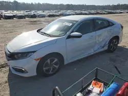 Salvage cars for sale at Gaston, SC auction: 2021 Honda Civic LX