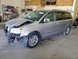 Salvage cars for sale at Ham Lake, MN auction: 2015 Chrysler Town & Country Touring L