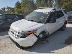 Salvage cars for sale at Ocala, FL auction: 2014 Ford Explorer XLT