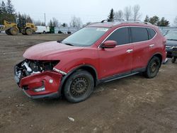 Vehiculos salvage en venta de Copart Bowmanville, ON: 2017 Nissan Rogue SV