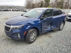 Salvage cars for sale from Copart Concord, NC: 2022 Chevrolet Equinox LT