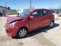 Mitsubishi Mirage es salvage cars for sale: 2014 Mitsubishi Mirage ES