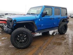 Salvage cars for sale at Elgin, IL auction: 2021 Jeep Wrangler Unlimited Sport