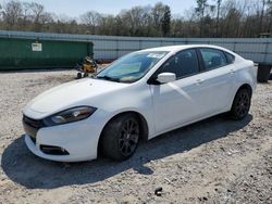 Salvage cars for sale from Copart Augusta, GA: 2015 Dodge Dart SXT