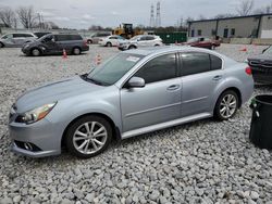 Salvage cars for sale at Barberton, OH auction: 2013 Subaru Legacy 2.5I Limited