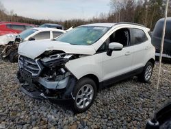 Vehiculos salvage en venta de Copart Candia, NH: 2018 Ford Ecosport SE