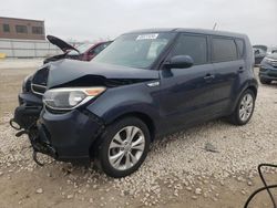 Salvage cars for sale at Kansas City, KS auction: 2015 KIA Soul +