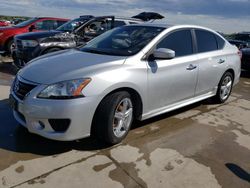 Salvage cars for sale at Grand Prairie, TX auction: 2013 Nissan Sentra S