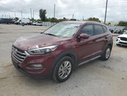 Salvage cars for sale at Miami, FL auction: 2017 Hyundai Tucson Limited