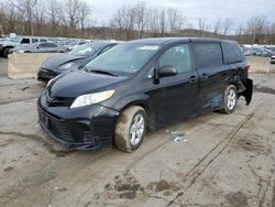 Salvage cars for sale at Marlboro, NY auction: 2019 Toyota Sienna