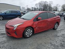 Salvage cars for sale from Copart Gastonia, NC: 2017 Toyota Prius