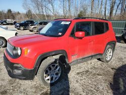 Jeep salvage cars for sale: 2017 Jeep Renegade Latitude