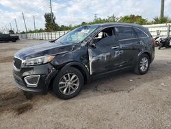 Salvage cars for sale from Copart Miami, FL: 2018 KIA Sorento LX