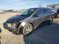 Salvage cars for sale at Kansas City, KS auction: 2016 Honda Odyssey EXL