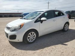 Salvage cars for sale at Andrews, TX auction: 2012 KIA Rio LX