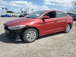 Salvage cars for sale from Copart Mercedes, TX: 2017 Hyundai Elantra SE