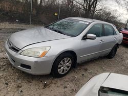 Salvage cars for sale at Cicero, IN auction: 2006 Honda Accord LX