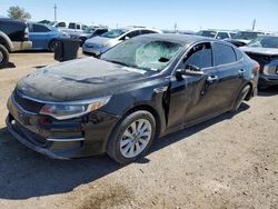 KIA Optima salvage cars for sale: 2018 KIA Optima LX