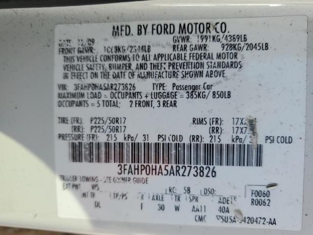 2010 Ford Fusion SE