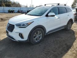 Salvage cars for sale at Bowmanville, ON auction: 2017 Hyundai Santa FE SE