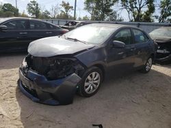 Salvage cars for sale from Copart Riverview, FL: 2015 Toyota Corolla L