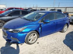 Salvage cars for sale from Copart Haslet, TX: 2017 Chevrolet Cruze LT