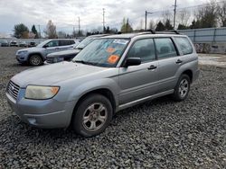 Salvage cars for sale at Portland, OR auction: 2007 Subaru Forester 2.5X