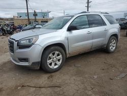 Salvage cars for sale at Colorado Springs, CO auction: 2014 GMC Acadia SLE